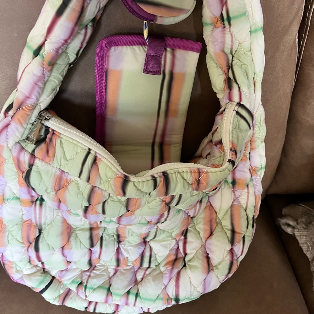 Quilted puff Multicolor Shoulder Bag